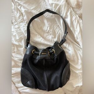 mexx black and gold bag